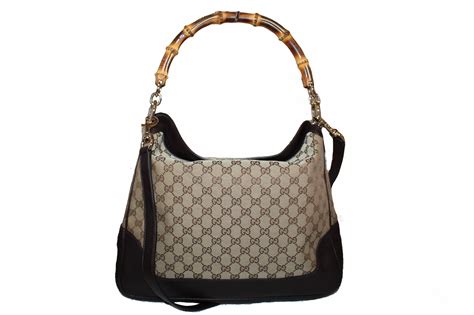 gucci signature satchel with bamboo